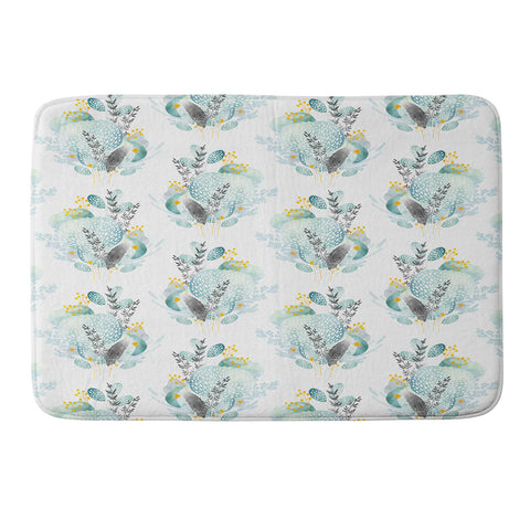 Iveta Abolina Seaflower Memory Foam Bath Mat