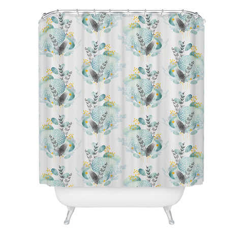 Iveta Abolina Seaflower Shower Curtain