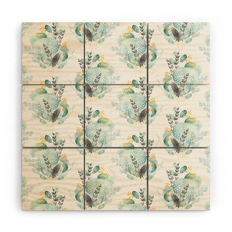 Iveta Abolina Seaflower Wood Wall Mural