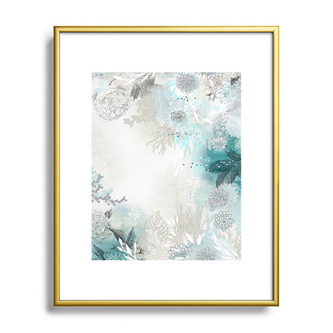 Iveta Abolina Seafoam Metal Framed Art Print