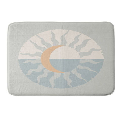Iveta Abolina Seafoam Sunset Memory Foam Bath Mat