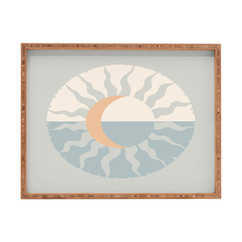 Iveta Abolina Seafoam Sunset Rectangular Tray