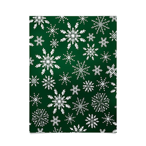 Iveta Abolina Silent Night Green Poster