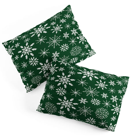 Iveta Abolina Silent Night Green Pillow Shams