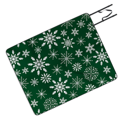 Iveta Abolina Silent Night Green Picnic Blanket