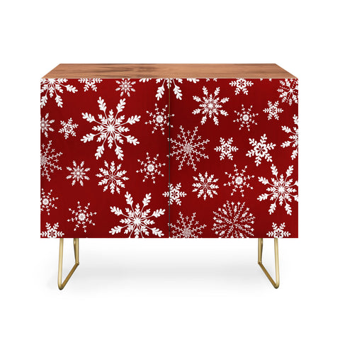Iveta Abolina Silent Night Red Credenza