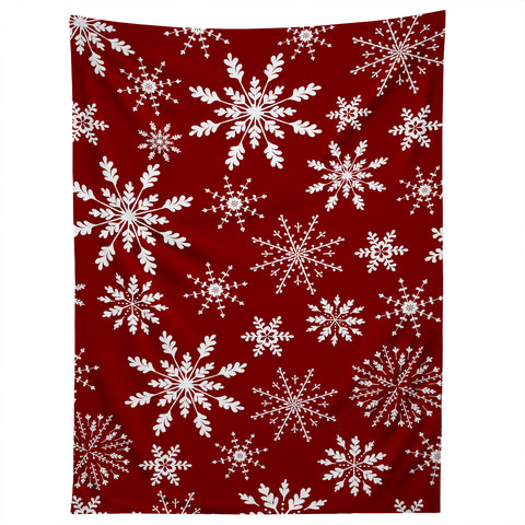 Iveta Abolina Silent Night Red Tapestry