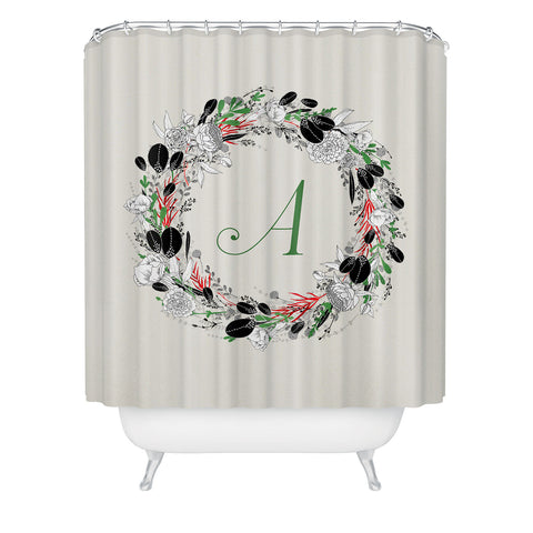 Iveta Abolina Silver Dove Christmas A Shower Curtain