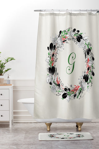 Iveta Abolina Silver Dove Christmas G Shower Curtain And Mat
