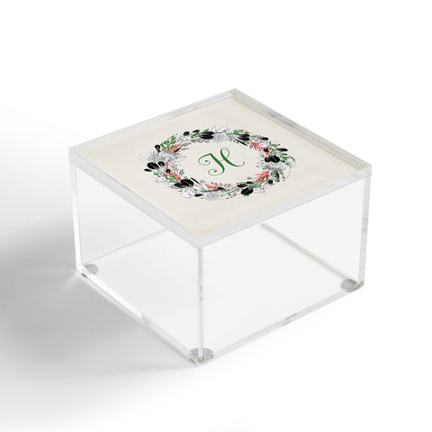 Iveta Abolina Silver Dove Christmas H Acrylic Box