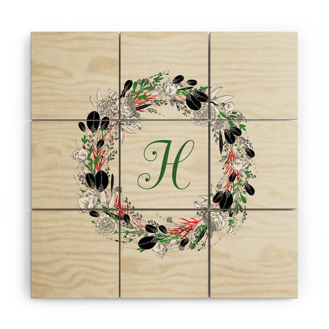 Iveta Abolina Silver Dove Christmas H Wood Wall Mural