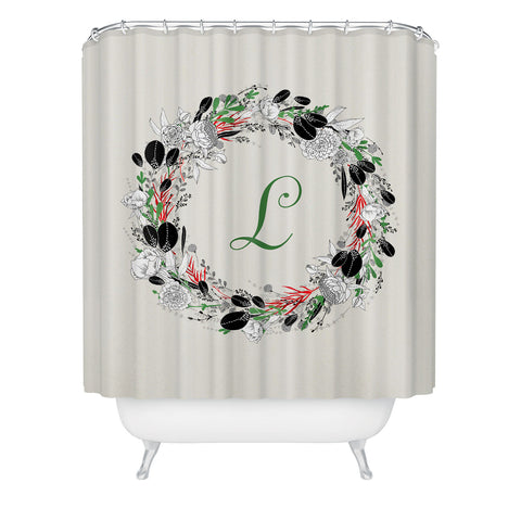 Iveta Abolina Silver Dove Christmas L Shower Curtain