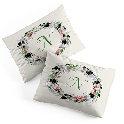 Iveta Abolina Silver Dove Christmas N Pillow Shams