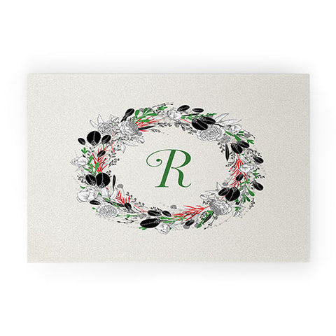 Iveta Abolina Silver Dove Christmas R Welcome Mat