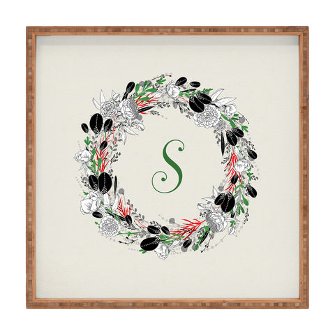 Iveta Abolina Silver Dove Christmas S Square Tray