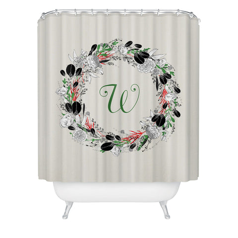 Iveta Abolina Silver Dove Christmas W Shower Curtain