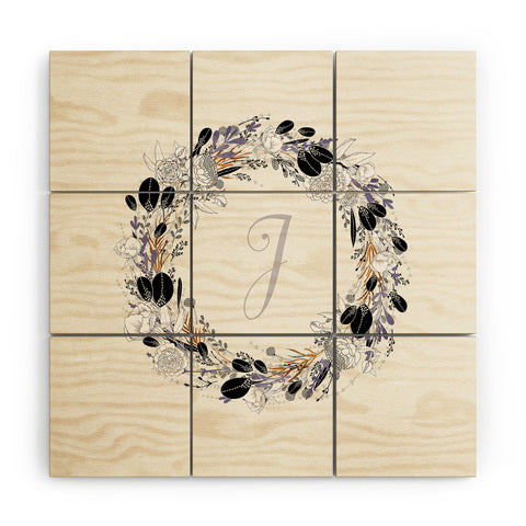 Iveta Abolina Silver Dove J Wood Wall Mural