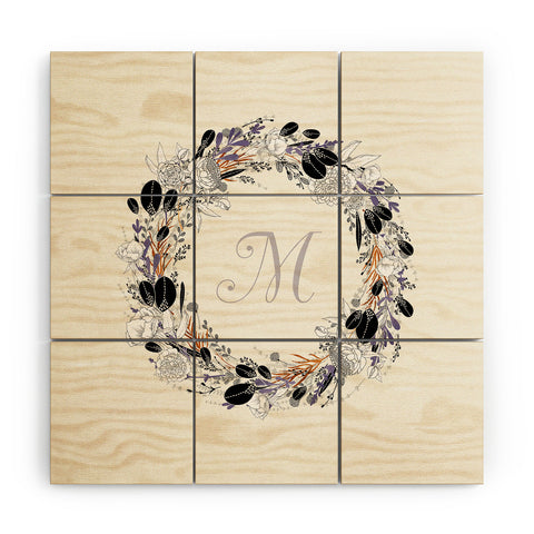 Iveta Abolina Silver Dove M Wood Wall Mural