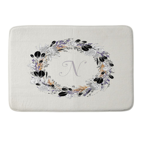 Iveta Abolina Silver Dove N Memory Foam Bath Mat