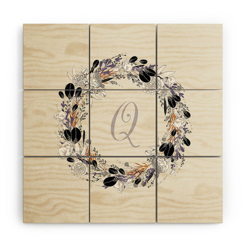 Iveta Abolina Silver Dove Q Wood Wall Mural