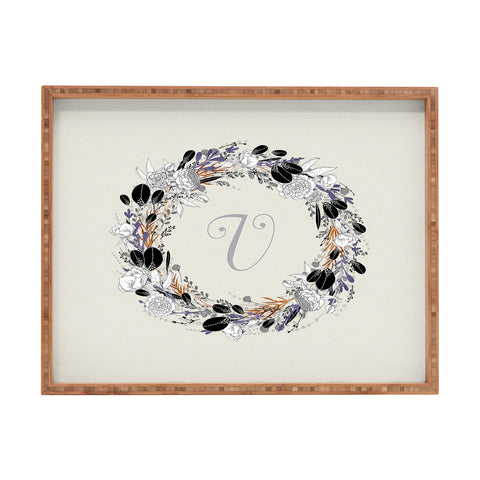 Iveta Abolina Silver Dove V Rectangular Tray