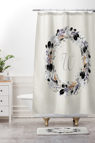 Iveta Abolina Silver Dove W Shower Curtain And Mat
