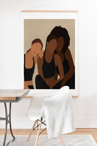 Iveta Abolina Sisters Art Print And Hanger