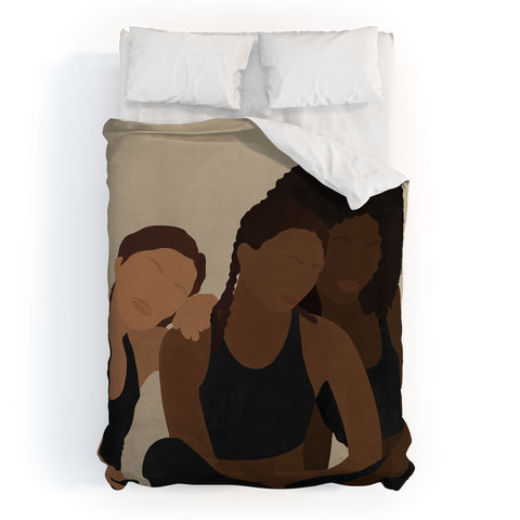 Iveta Abolina Sisters Duvet Cover