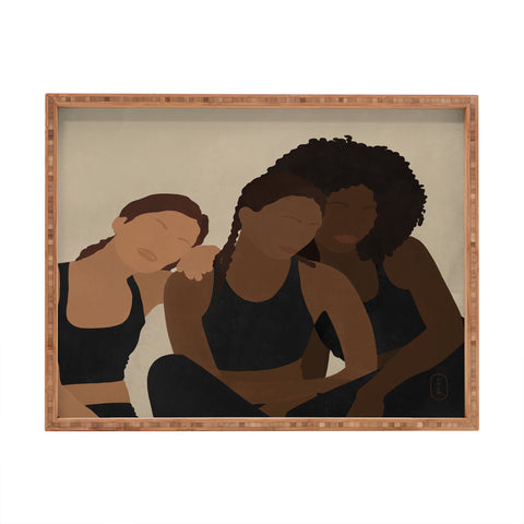 Iveta Abolina Sisters Rectangular Tray
