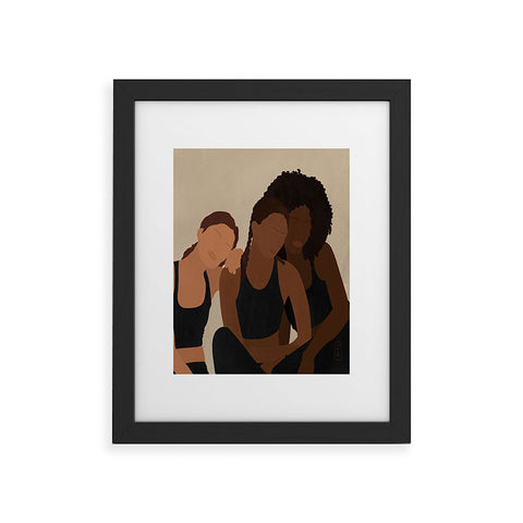 Iveta Abolina Sisters Framed Art Print