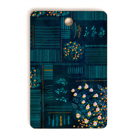 Iveta Abolina Smokey Fields Cutting Board Rectangle