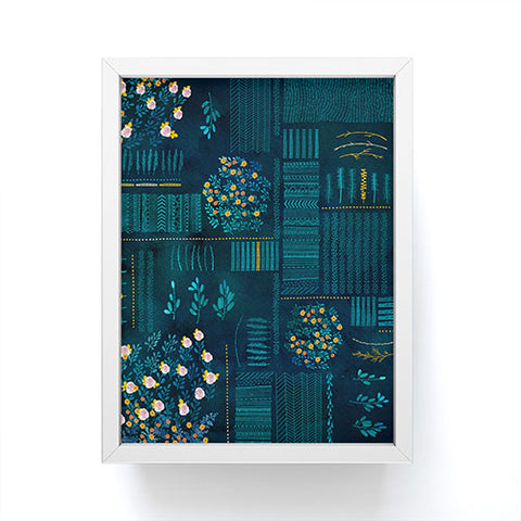 Iveta Abolina Smokey Fields Framed Mini Art Print