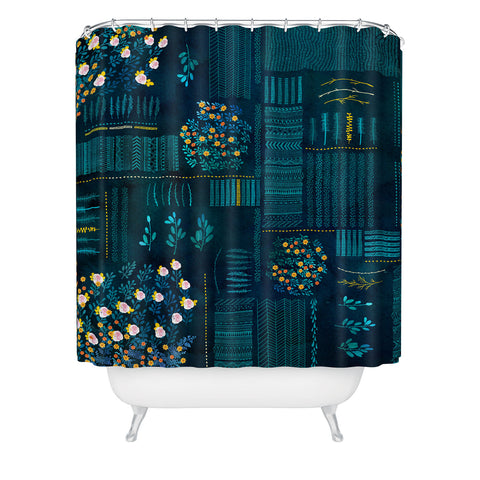 Iveta Abolina Smokey Fields Shower Curtain