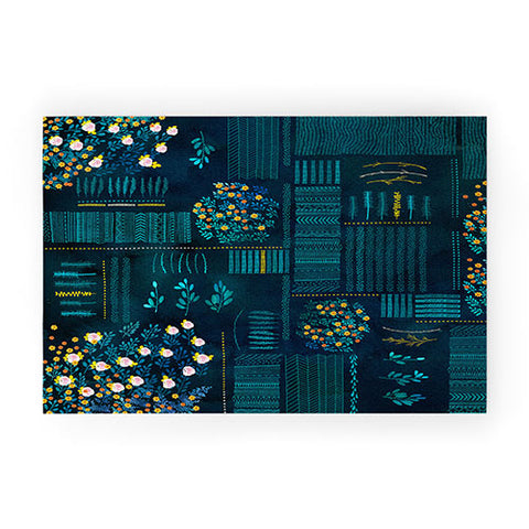 Iveta Abolina Smokey Fields Welcome Mat