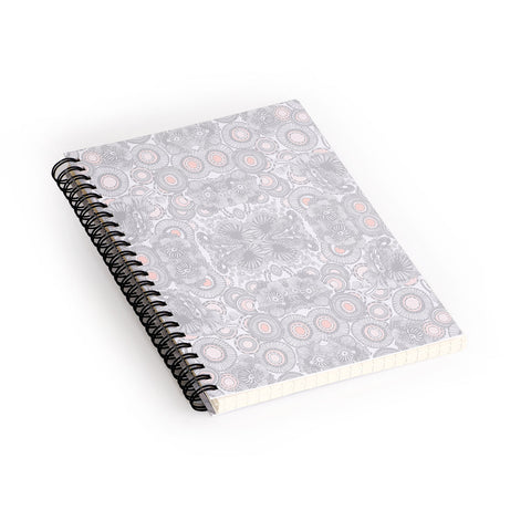 Iveta Abolina Snow Cloud Spiral Notebook