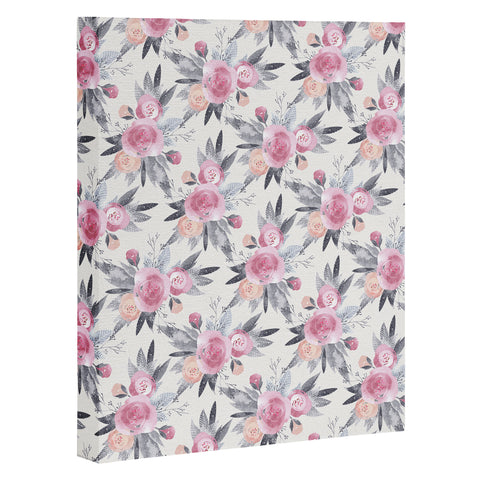 Iveta Abolina Snow Rose Art Canvas