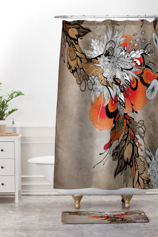 Iveta Abolina Sonnet Shower Curtain And Mat