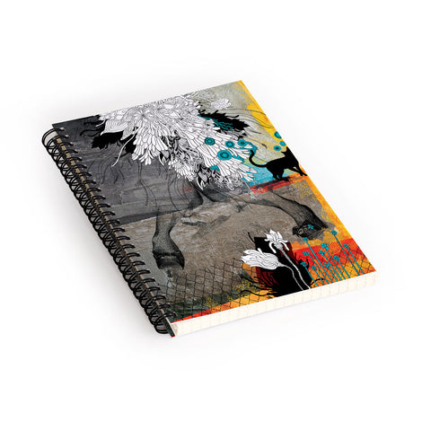 Iveta Abolina Stay Awhile Spiral Notebook