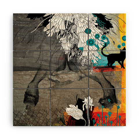 Iveta Abolina Stay Awhile Wood Wall Mural