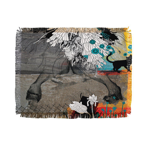 Iveta Abolina Stay Awhile Throw Blanket