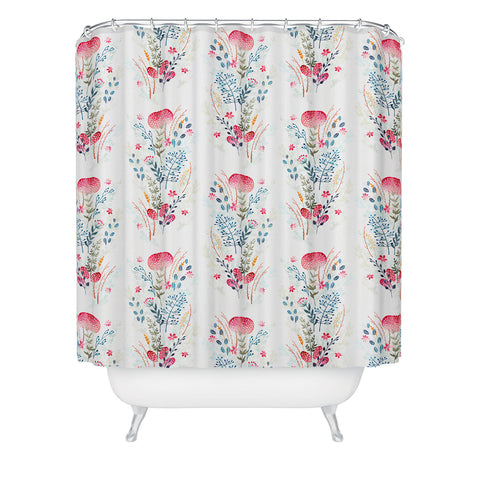 Iveta Abolina Strawberry Punch Shower Curtain
