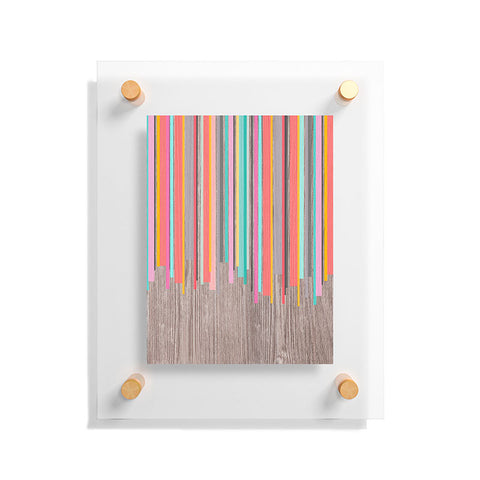 Iveta Abolina Stripe Happy Floating Acrylic Print
