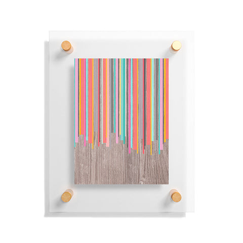 Iveta Abolina Stripe Happy Floating Acrylic Print