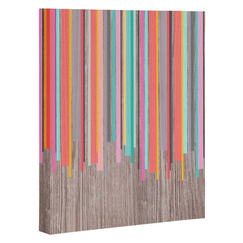 Iveta Abolina Stripe Happy Art Canvas