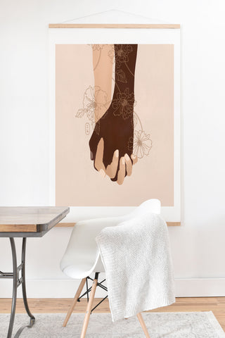 Iveta Abolina Stronger Together Art Print And Hanger