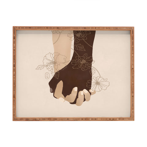 Iveta Abolina Stronger Together Rectangular Tray