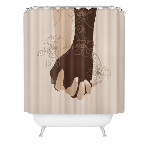 Iveta Abolina Stronger Together Shower Curtain