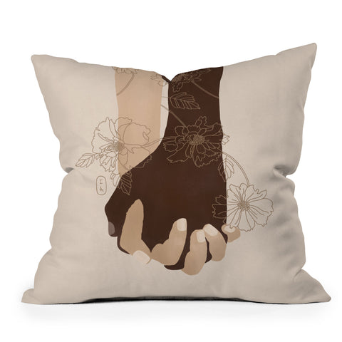 Iveta Abolina Stronger Together Throw Pillow