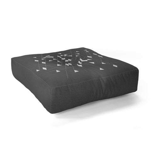 Iveta Abolina Study in Gray I Floor Pillow Square