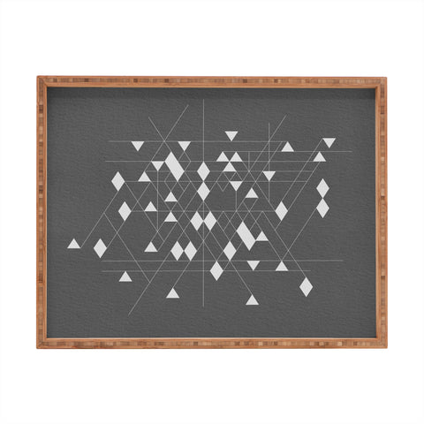 Iveta Abolina Study in Gray I Rectangular Tray